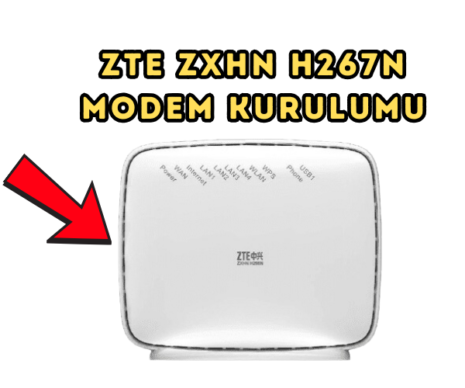ZTE ZXHN H267N Modem Kurulumu - FREE TEKNOLOJİ